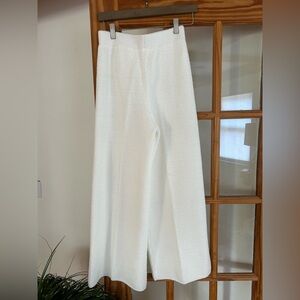 Free People FP Beach Hailee Waffle cream size small 
Knit Wide Leg
